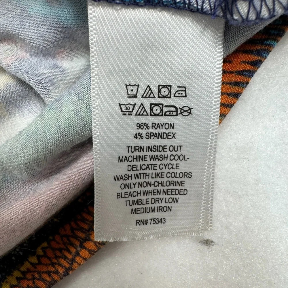 Beacan Cove Sleeveless Maxi Dress Womens Size S Multi Colored Print - Picture 4 of 10